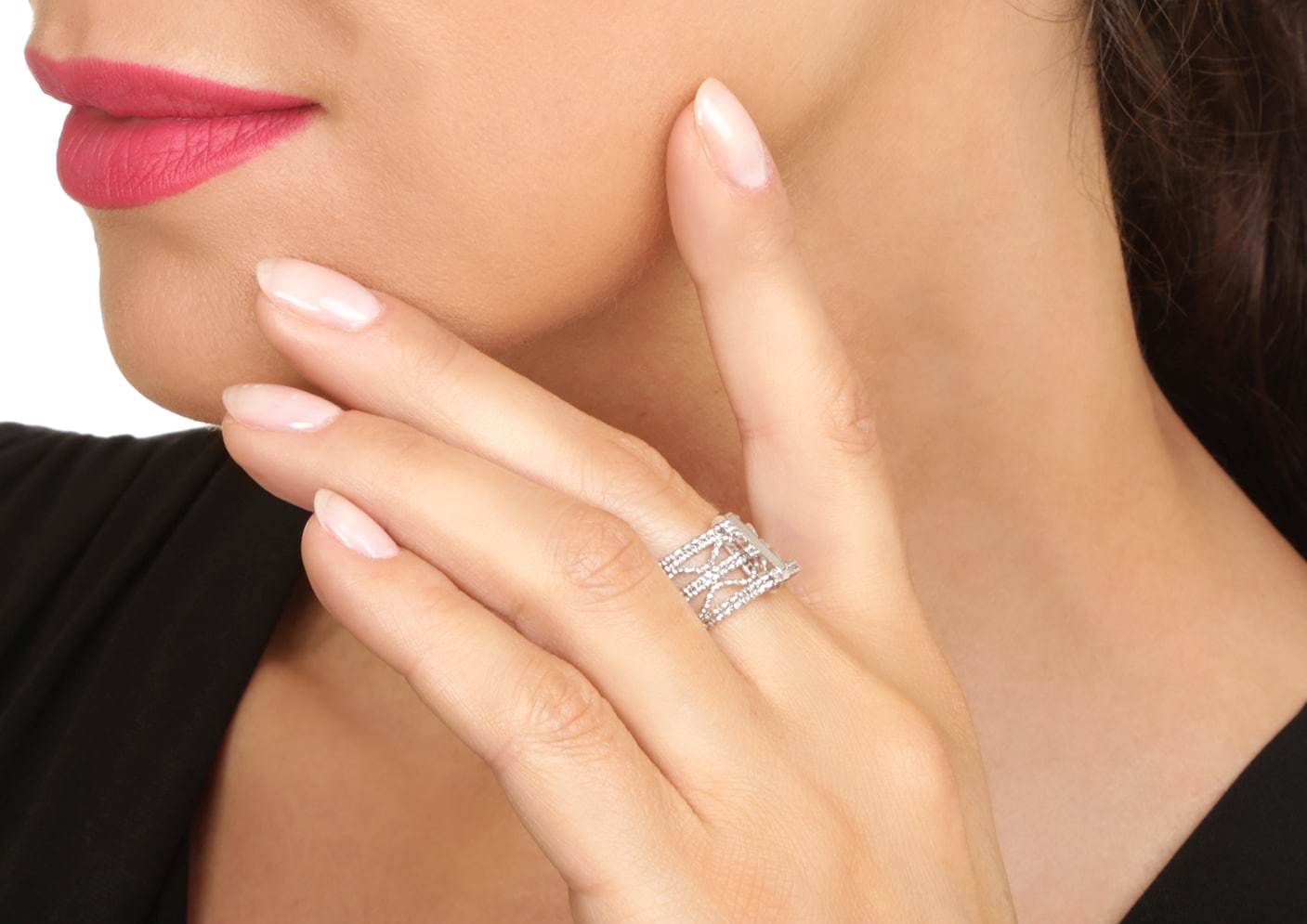 Bague argent anneaux ondulés – Image 4