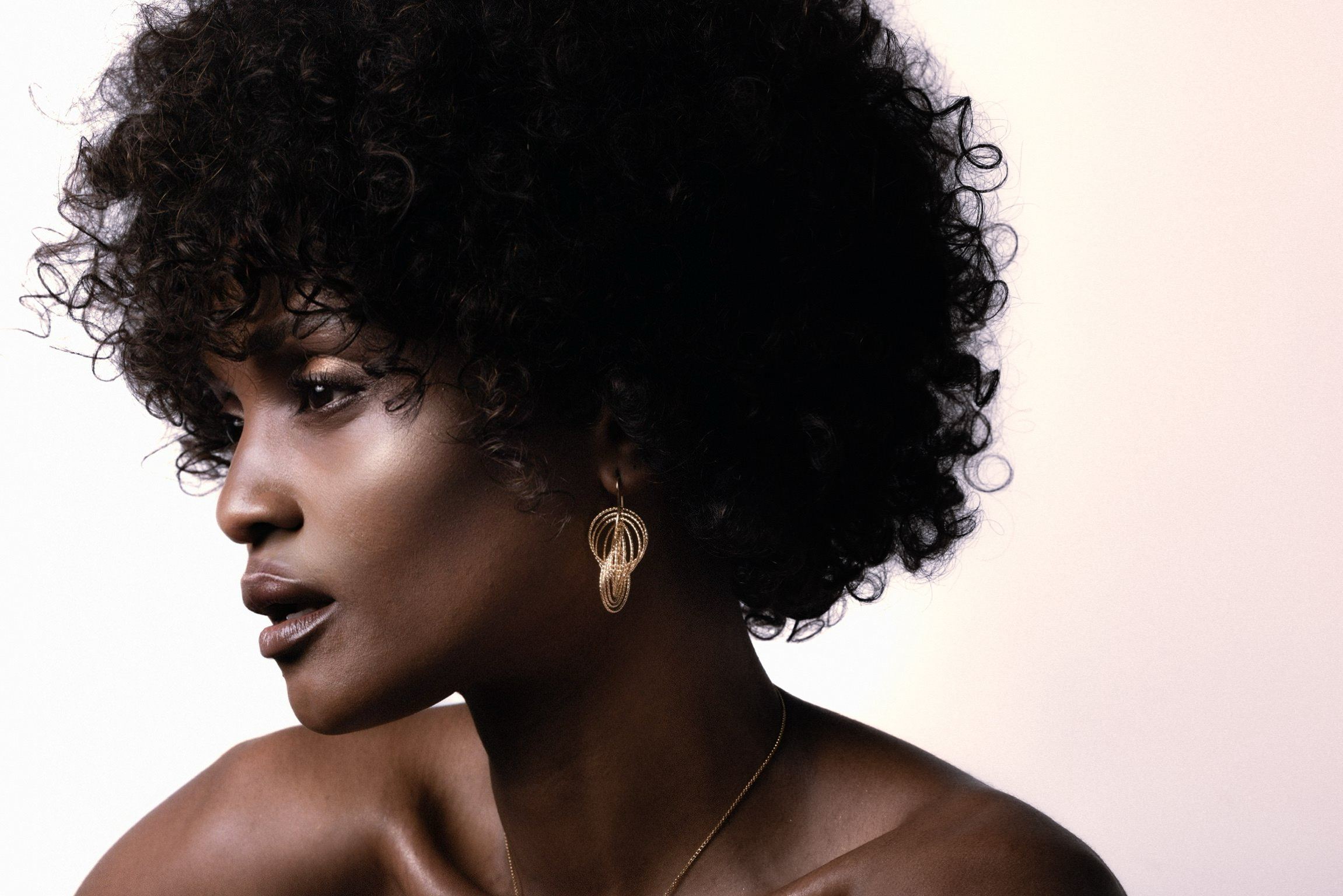 Boucles d'oreilles argent doré spirales vertigo – Image 2