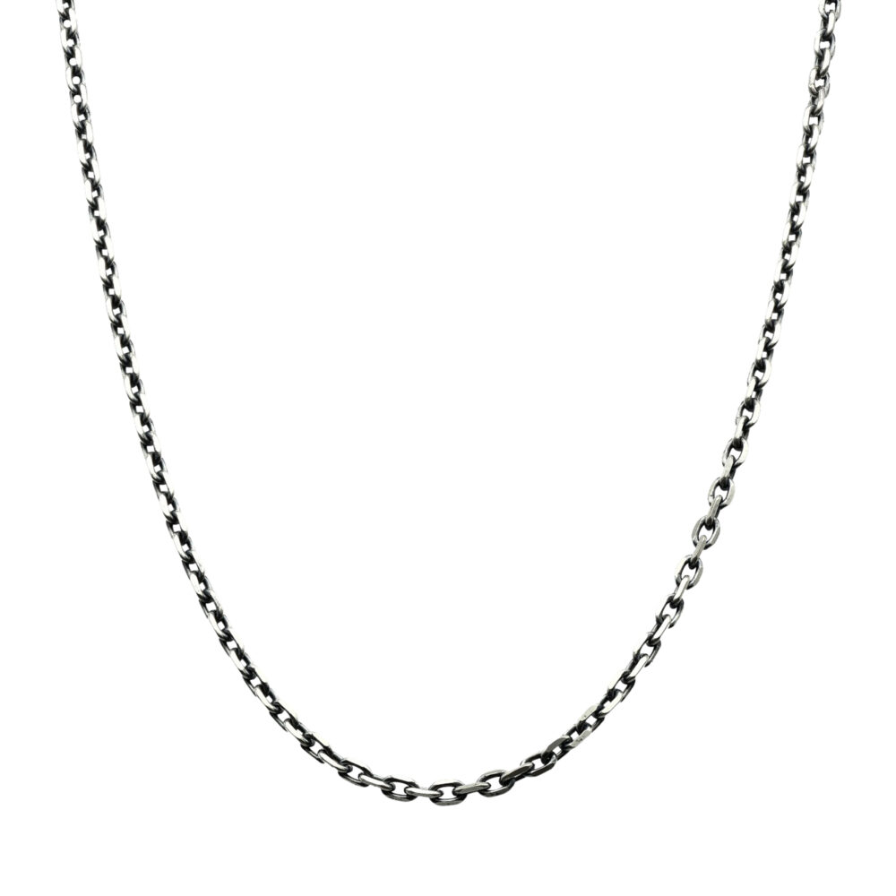 Chaine maille forçat argent massif