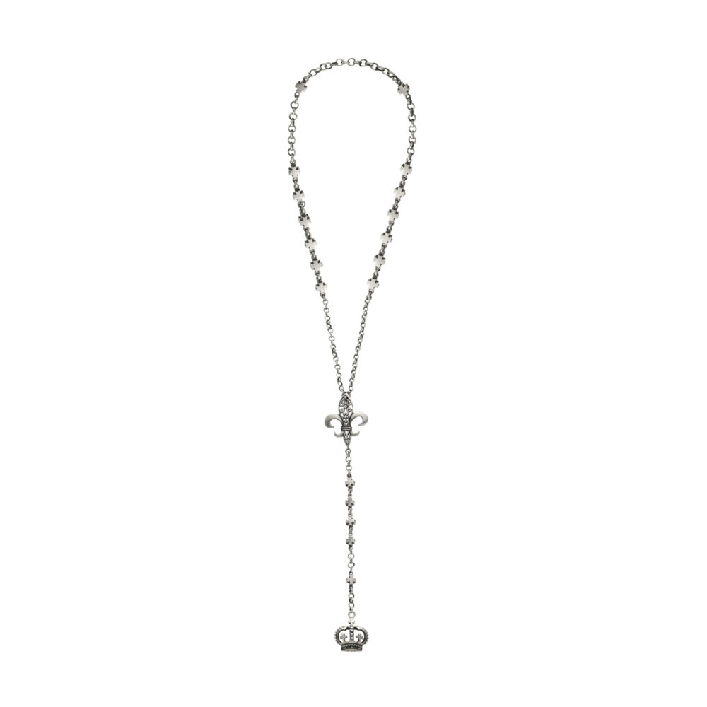 Chapelet royal argent massif