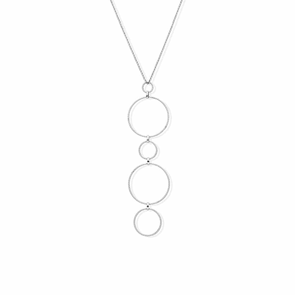 Collier argent rhodié diamanté Alessia