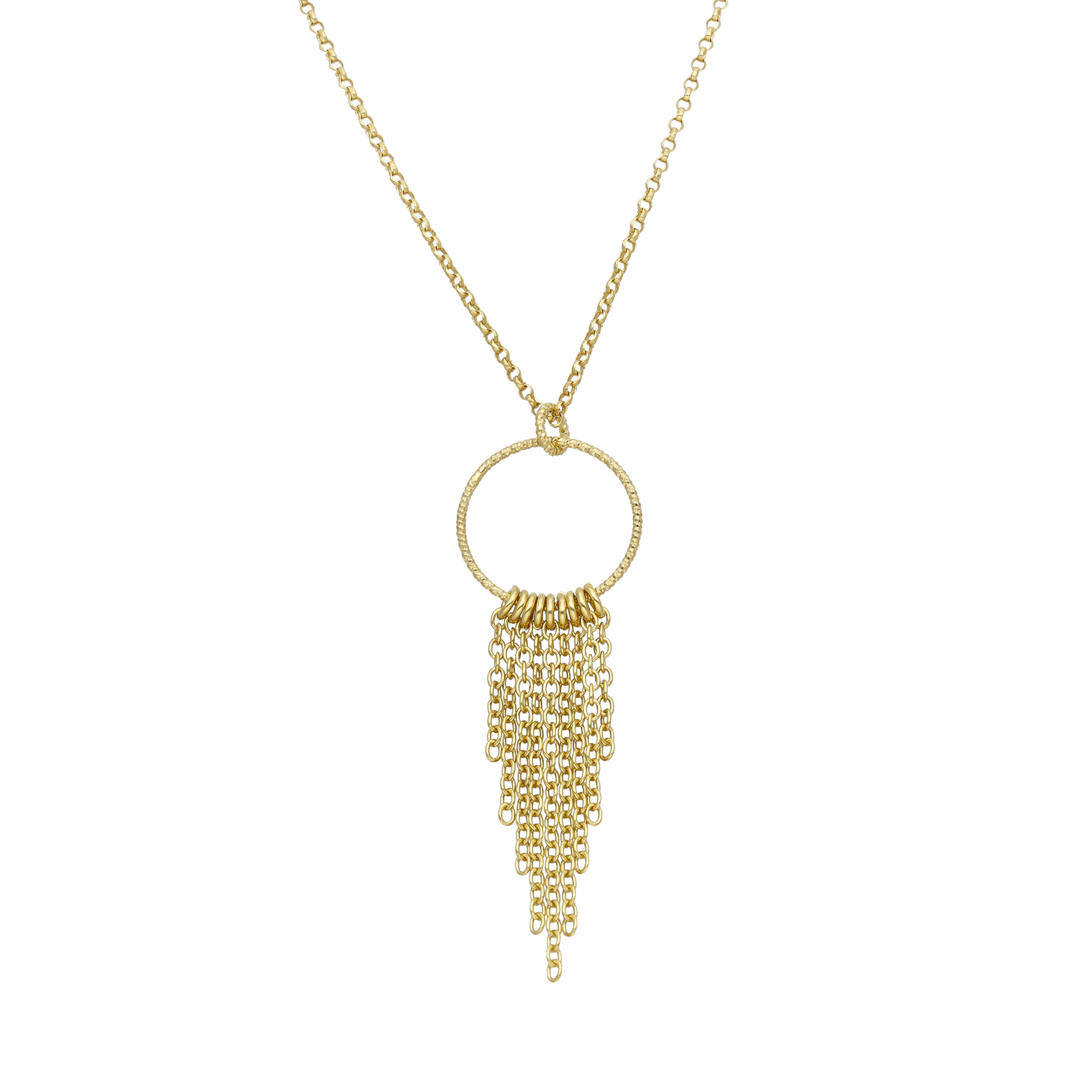 Collier en argent doré inca