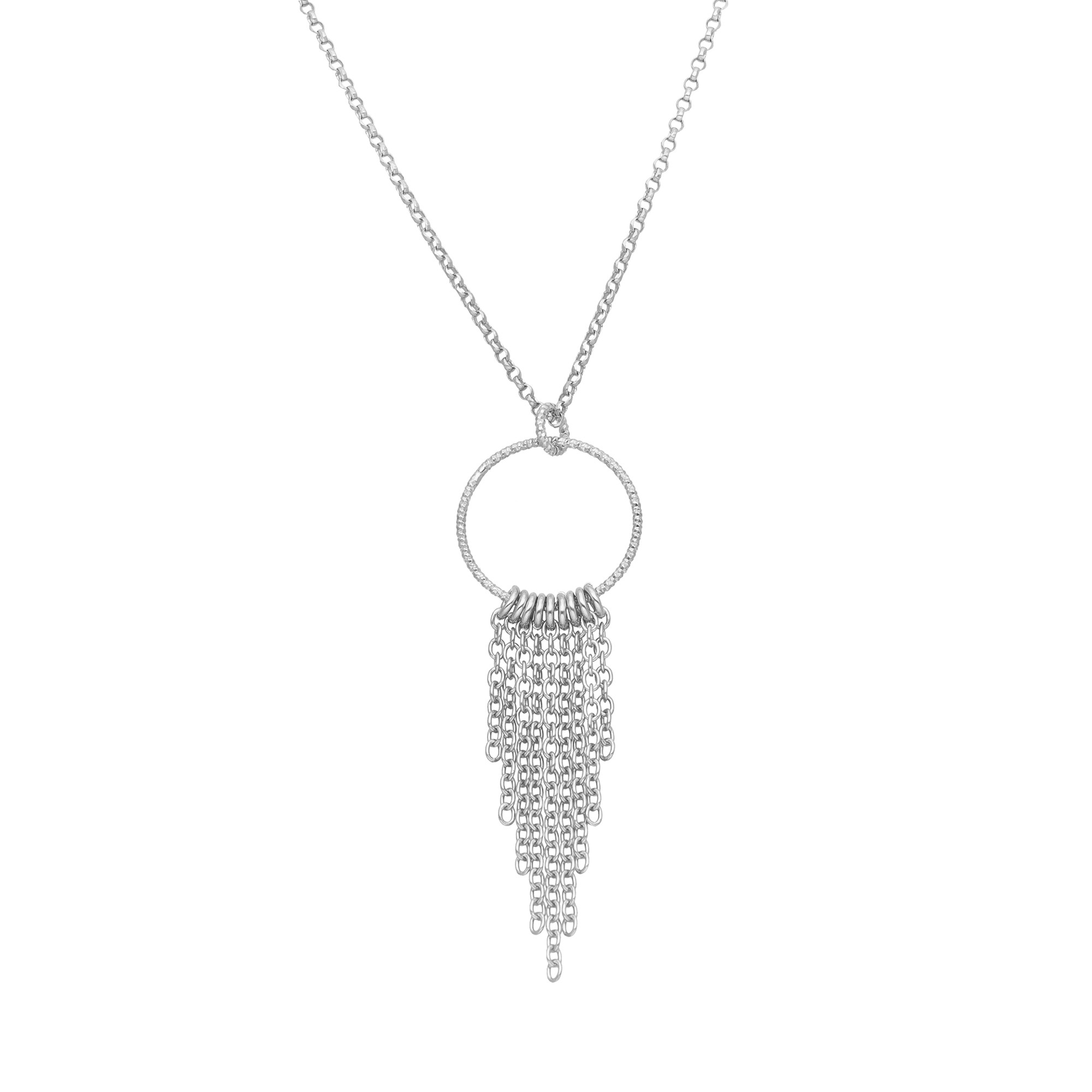 Collier en argent rhodié inca