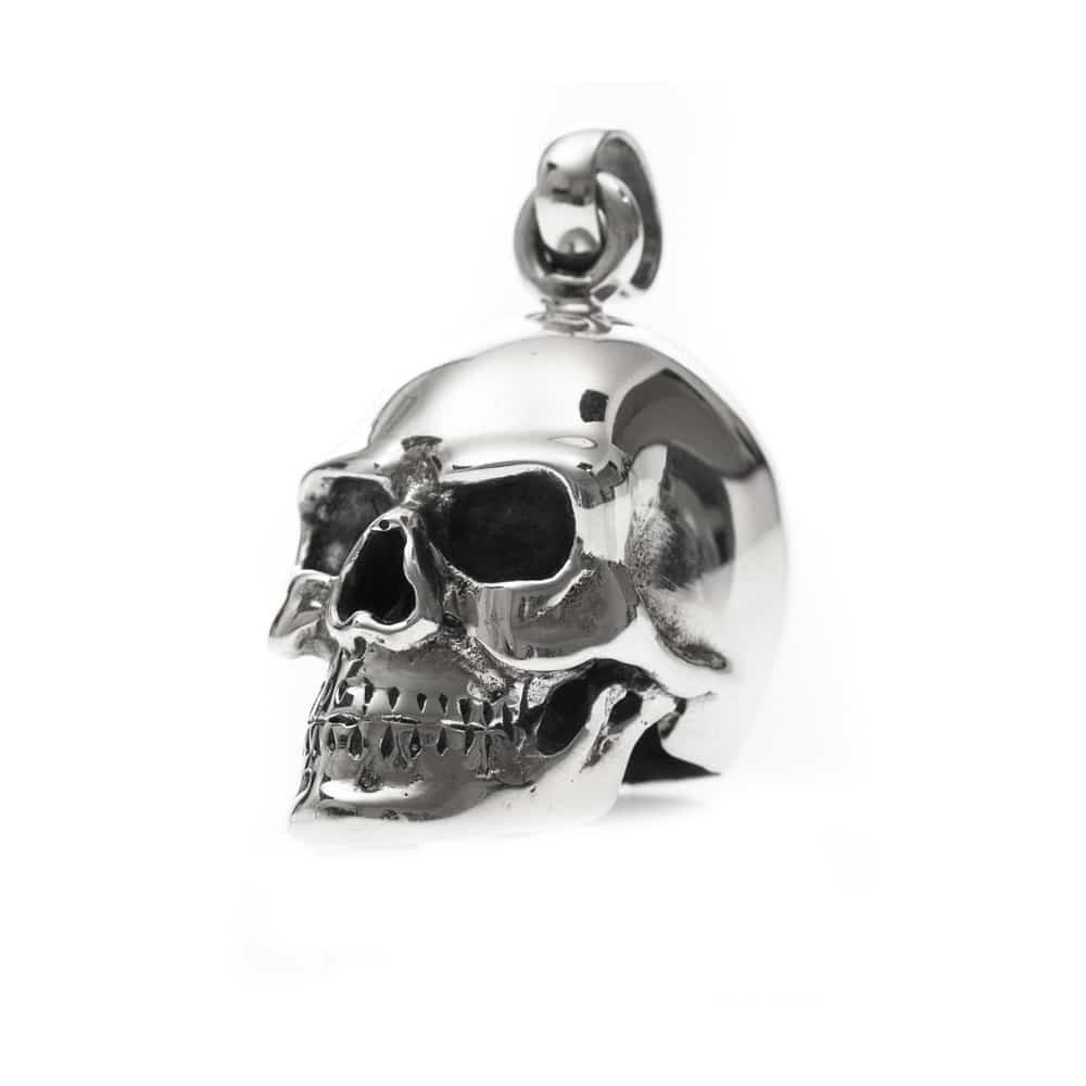 Tête de mort pendentif skull argent – Image 2